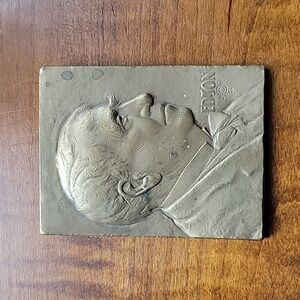 THOMAS EDISON BRASS PAPERWEIGHT